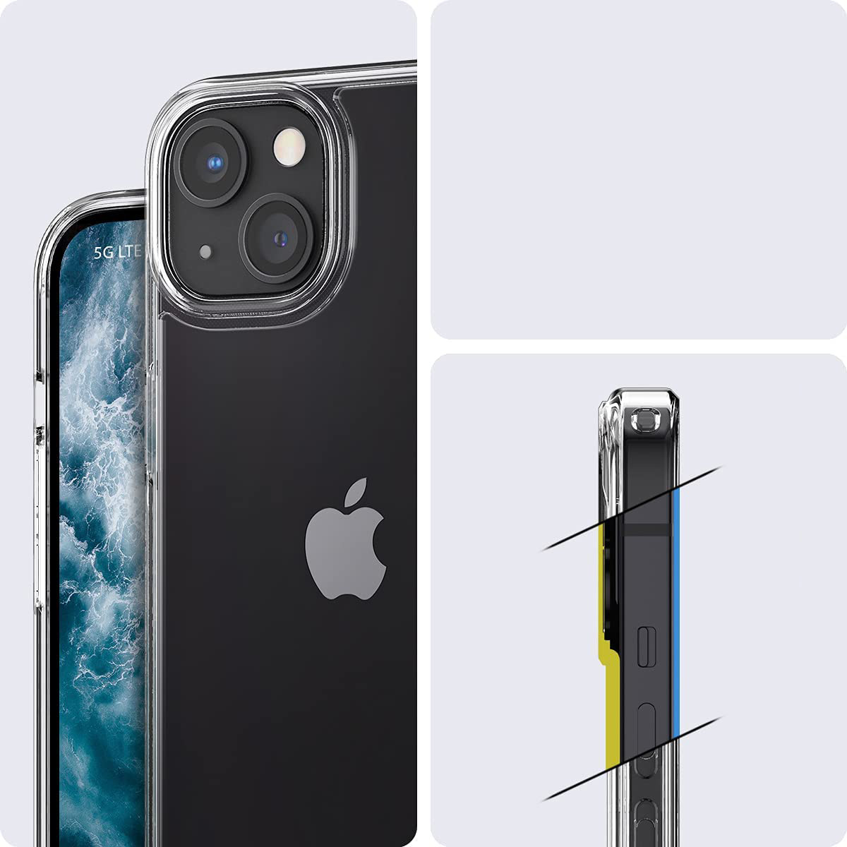 Oryginalne etui Ultra Hybrid od marki Spigen dla iPhone 13